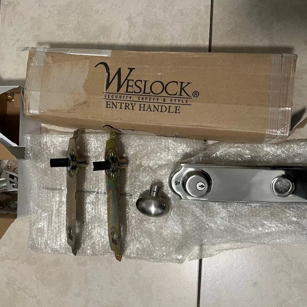Weslock Double Cylinder Interior Pack - Julienne Knob - Elegance Collection